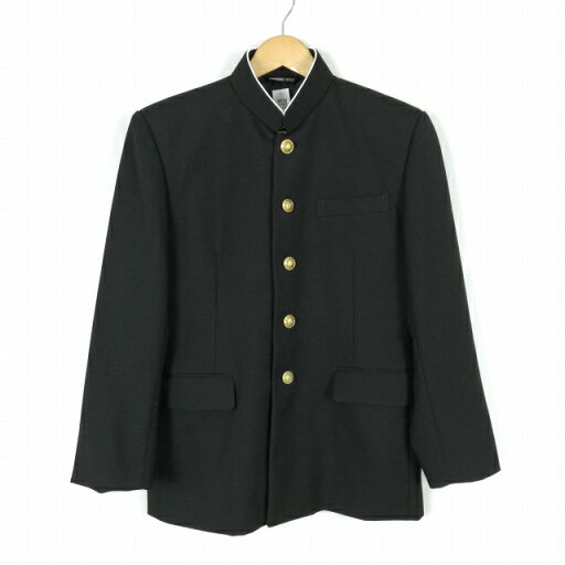 学生服 学ラン 160A 男子 上着 丸洗い可 ウール混 標準型学生服 ラウンドカラー サージ 黒 中古 ランクC a3 JJ6767 学生服 学ラン 160A 男子 上着 丸洗い可 ウール混 標準型学生服 ラウンドカラー サージ 黒 中古 ランクC a3 JJ6767