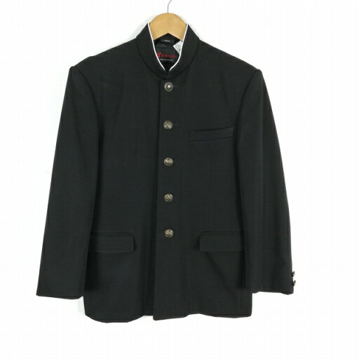 学生服 学ラン 165A 男子 カンコー 上着 丸洗い可 ウール混 標準型学生服 ラウンドカラー カシドス 黒 中古 ランクC a3 JJ6780 学生服 学ラン 165A 男子 カンコー 上着 丸洗い可 ウール混 標準型学生服 ラウンドカラー カシドス 黒 中古 ランクC a3 JJ6780