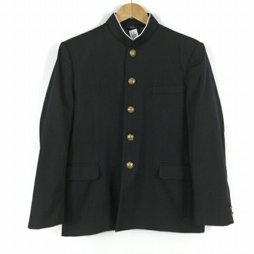 学生服 学ラン 165A 男子 トンボ 上着 丸洗い可 ウール混 ラウンドカラー カシドス 黒 中古 ランクB a3 JJ6806 学生服 学ラン 165A 男子 トンボ 上着 丸洗い可 ウール混 ラウンドカラー カシドス 黒 中古 ランクB a3 JJ6806