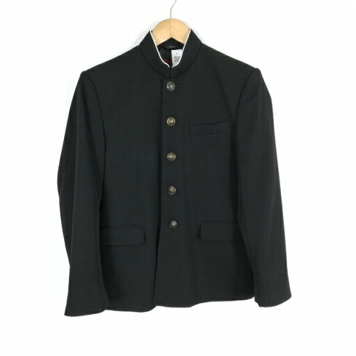 学生服 学ラン 155A 男子 カンコー 上着 丸洗い可 ウール混 標準型学生服 ラウンドカラー カシドス 黒 中古 ランクC a3 JJ6831 学生服 学ラン 155A 男子 カンコー 上着 丸洗い可 ウール混 標準型学生服 ラウンドカラー カシドス 黒 中古 ランクC a3 JJ6831