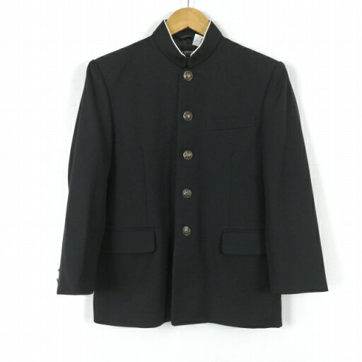 学生服 学ラン 155A 男子 上着 丸洗い可 標準型学生服 ラウンドカラー カシドス 黒 中古 ランクC a3 JJ6844 学生服 学ラン 155A 男子 上着 丸洗い可 標準型学生服 ラウンドカラー カシドス 黒 中古 ランクC a3 JJ6844