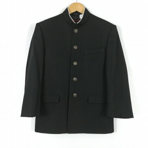 学生服 学ラン 160A 男子 カンコー 上着 丸洗い可 ウール混 標準型学生服 ラウンドカラー カシドス 黒 中古 ランクB a3 JJ6849 学生服 学ラン 160A 男子 カンコー 上着 丸洗い可 ウール混 標準型学生服 ラウンドカラー カシドス 黒 中古 ランクB a3 JJ6849