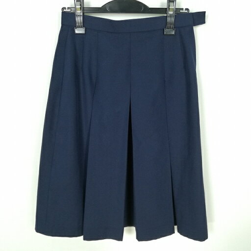 スクールスカート 冬物 w63-丈60 紺 中学 高校 プリーツ 学生服 制服 女子 中古 HK7732 スクールスカート 冬物 w63-丈60 紺 中学 高校 プリーツ 学生服 制服 女子 中古 HK7732