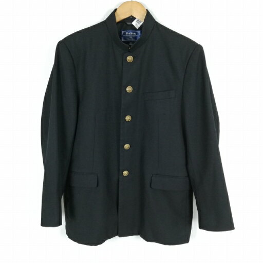 学生服 学ラン 175A 男子 上着 丸洗い可 ウール混 標準型学生服 詰襟 サージ 黒 中古 ランクC a3 JJ6833 学生服 学ラン 175A 男子 上着 丸洗い可 ウール混 標準型学生服 詰襟 サージ 黒 中古 ランクC a3 JJ6833