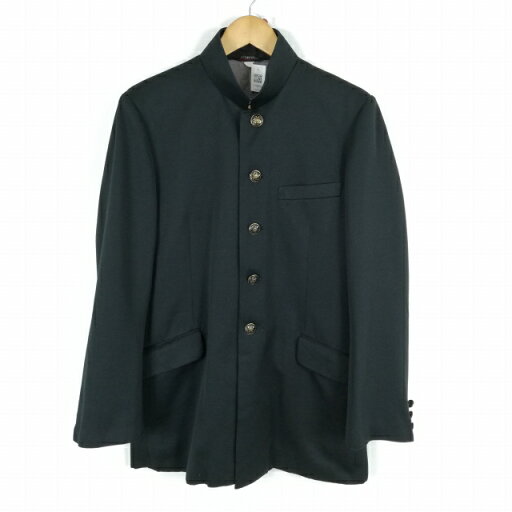 学生服 学ラン 176 男子 上着 変形学生服 中ラン 詰襟 カシドス 黒 中古 ランクC a3 JJ6834 学生服 学ラン 176 男子 上着 変形学生服 中ラン 詰襟 カシドス 黒 中古 ランクC a3 JJ6834