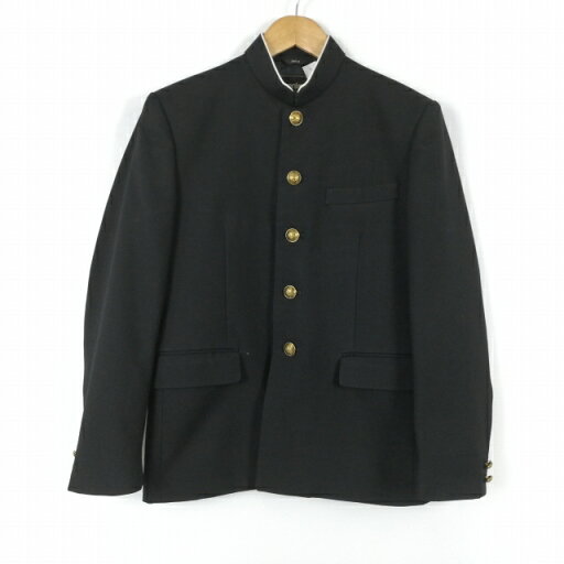 学生服 学ラン 160A 男子 カンコー 上着 丸洗い可 ウール混 ラウンドカラー サージ 黒 中古 ランクB a3 JJ6850 学生服 学ラン 160A 男子 カンコー 上着 丸洗い可 ウール混 ラウンドカラー サージ 黒 中古 ランクB a3 JJ6850