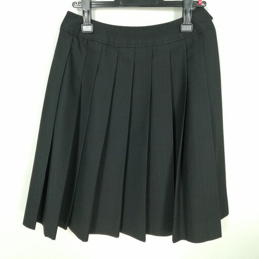 スクールスカート 冬物 w63-丈56 ストライプ 中学 高校 プリーツ 学生服 制服 女子 中古 HK7772 スクールスカート 冬物 w63-丈56 ストライプ 中学 高校 プリーツ 学生服 制服 女子 中古 HK7772