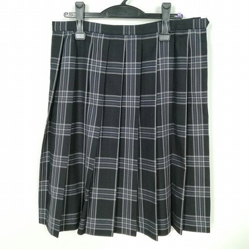 スクールスカート 大きいサイズ 冬物 w75-丈61 チェック 中学 高校 プリーツ 学生服 制服 女子 中古 HK7785 スクールスカート 大きいサイズ 冬物 w75-丈61 チェック 中学 高校 プリーツ 学生服 制服 女子 中古 HK7785