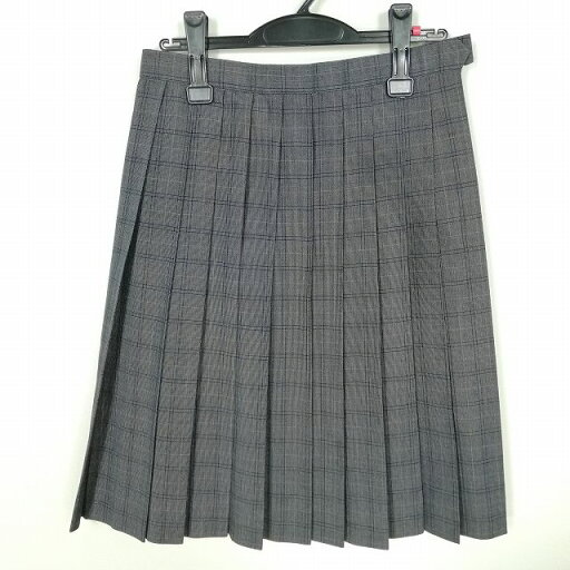 スクールスカート 夏物 w63-丈58 チェック 大阪梶中学 プリーツ 学生服 制服 女子 中古 HK7805 スクールスカート 夏物 w63-丈58 チェック 大阪梶中学 プリーツ 学生服 制服 女子 中古 HK7805