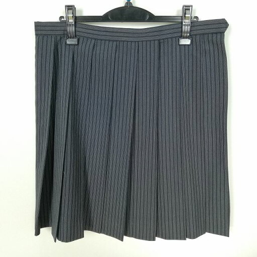 スクールスカート 大きいサイズ 夏物 w78-丈52 ストライプ 中学 高校 プリーツ 学生服 制服 女子 中古 HK7824 スクールスカート 大きいサイズ 夏物 w78-丈52 ストライプ 中学 高校 プリーツ 学生服 制服 女子 中古 HK7824