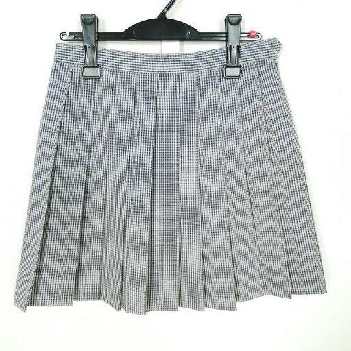 スクールスカート 夏物 w63-丈44 チェック 中学 高校 ミニ丈 プリーツ 学生服 制服 女子 中古 HK7834 スクールスカート 夏物 w63-丈44 チェック 中学 高校 ミニ丈 プリーツ 学生服 制服 女子 中古 HK7834