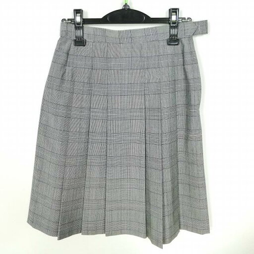 スクールスカート 夏物 w66-丈57 チェック 中学 高校 プリーツ 学生服 制服 女子 中古 HK7867 スクールスカート 夏物 w66-丈57 チェック 中学 高校 プリーツ 学生服 制服 女子 中古 HK7867