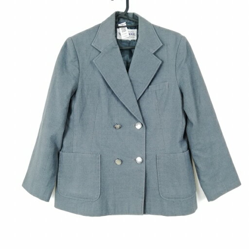 ブレザー 上着 冬物 女子 学生服 中学 高校 グレー 制服 中古 ランクC EY6802 ブレザー 上着 冬物 女子 学生服 中学 高校 グレー 制服 中古 ランクC EY6802