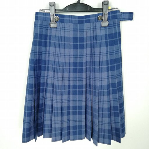 スクールスカート 夏物 w69-丈58 チェック 中学 高校 プリーツ 学生服 制服 女子 中古 HK7938 スクールスカート 夏物 w69-丈58 チェック 中学 高校 プリーツ 学生服 制服 女子 中古 HK7938