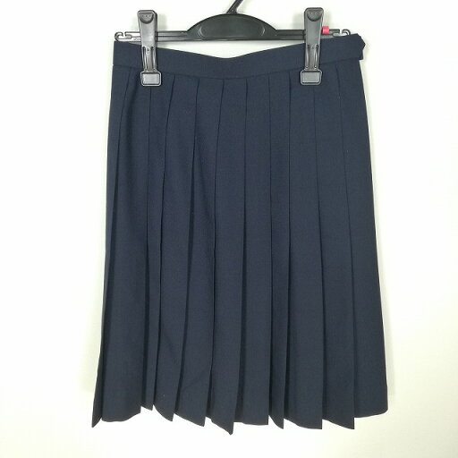 スクールスカート 夏物 w63-丈59 紺 中学 高校 プリーツ 学生服 制服 女子 中古 HK7990 スクールスカート 夏物 w63-丈59 紺 中学 高校 プリーツ 学生服 制服 女子 中古 HK7990