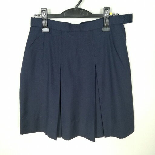スクールスカート 冬物 w69-丈50 紺 中学 高校 プリーツ 学生服 制服 女子 中古 HK7994 スクールスカート 冬物 w69-丈50 紺 中学 高校 プリーツ 学生服 制服 女子 中古 HK7994