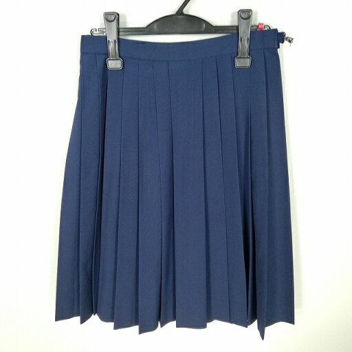 スクールスカート 夏物 w63-丈61 紺 中学 高校 プリーツ 学生服 制服 女子 中古 HK8007 スクールスカート 夏物 w63-丈61 紺 中学 高校 プリーツ 学生服 制服 女子 中古 HK8007