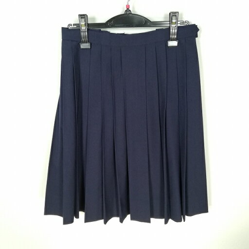 スクールスカート 夏物 w63-丈57 紺 中学 高校 プリーツ 学生服 制服 女子 中古 HK8019 スクールスカート 夏物 w63-丈57 紺 中学 高校 プリーツ 学生服 制服 女子 中古 HK8019