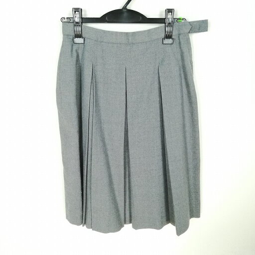 スクールスカート 夏物 w66-丈59 グレー 中学 高校 プリーツ 学生服 制服 女子 中古 HK8032 スクールスカート 夏物 w66-丈59 グレー 中学 高校 プリーツ 学生服 制服 女子 中古 HK8032