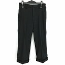 学生ズボン 冬物 W72 富士ヨット 男子 学ラン 冬ズボン カシドス ノータック 中古 黒 ランクC PP2270