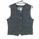 ベスト 上着 冬物 女子 学生服 埼玉富士見西中学 制服 中古 ランクC EY6676