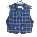 ベスト 上着 カンコー 冬物 女子 学生服 中学 高校 制服 中古 ランクC EY6682