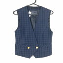 ベスト 上着 富士ヨット 冬物 女子 学生服 有明中学 制服 中古 ランクB EY6684