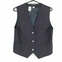 ベスト 上着 冬物 女子 学生服 中学 高校 制服 中古 ランクB EY6685