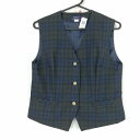 ベスト 上着 冬物 女子 学生服 中学 高校 制服 中古 ランクC EY6692