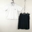 ブラウス チェックスカート 上下2点セット L 大きいサイズ カンコー 夏物 女子 学生服 徳島城西高校 白 制服 中古 ランクB EY7398 5,390円