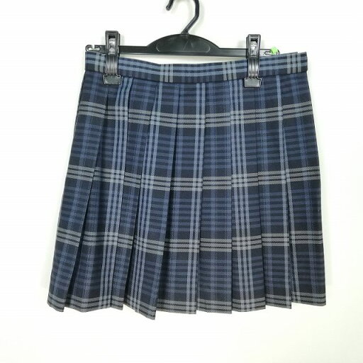 スクールスカート 冬物 w66-丈42 チェック 中学 高校 ミニ丈 プリーツ 学生服 制服 女子 中古 HK1296 スクールスカート 冬物 w66-丈42 チェック 中学 高校 ミニ丈 プリーツ 学生服 制服 女子 中古 HK1296