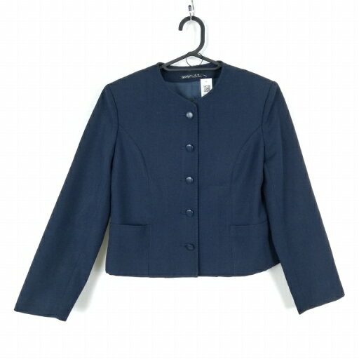 ジャケット 上着 冬物 女子 学生服 中学 高校 紺 制服 中古 ランクC NA1896 ジャケット 上着 冬物 女子 学生服 中学 高校 紺 制服 中古 ランクC NA1896