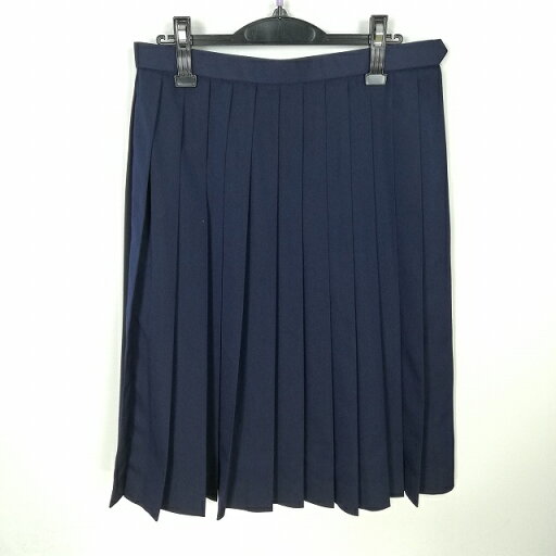 スクールスカート 大きいサイズ 夏物 w75-丈68 紺 中学 高校 プリーツ 学生服 制服 女子 中古 HK0501 スクールスカート 大きいサイズ 夏物 w75-丈68 紺 中学 高校 プリーツ 学生服 制服 女子 中古 HK0501