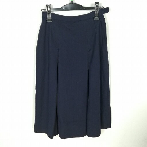 スクールスカート 冬物 w66-丈69 紺 中学 高校 プリーツ 学生服 制服 女子 中古 HK0540 スクールスカート 冬物 w66-丈69 紺 中学 高校 プリーツ 学生服 制服 女子 中古 HK0540