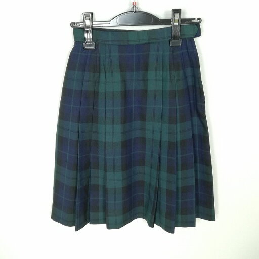 スクールスカート 冬物 w60-丈55 チェック 中学 高校 プリーツ 学生服 制服 女子 中古 HK0545 スクールスカート 冬物 w60-丈55 チェック 中学 高校 プリーツ 学生服 制服 女子 中古 HK0545