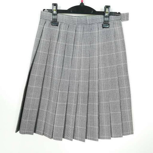 スクールスカート 冬物 w63-丈54 チェック 中学 高校 プリーツ 学生服 制服 女子 中古 HK1315 スクールスカート 冬物 w63-丈54 チェック 中学 高校 プリーツ 学生服 制服 女子 中古 HK1315