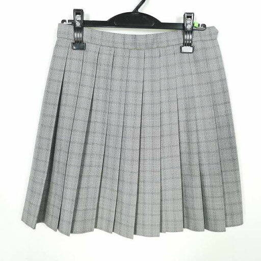 スクールスカート 冬物 w66-丈46 チェック 中学 高校 プリーツ 学生服 制服 女子 中古 HK1319 スクールスカート 冬物 w66-丈46 チェック 中学 高校 プリーツ 学生服 制服 女子 中古 HK1319