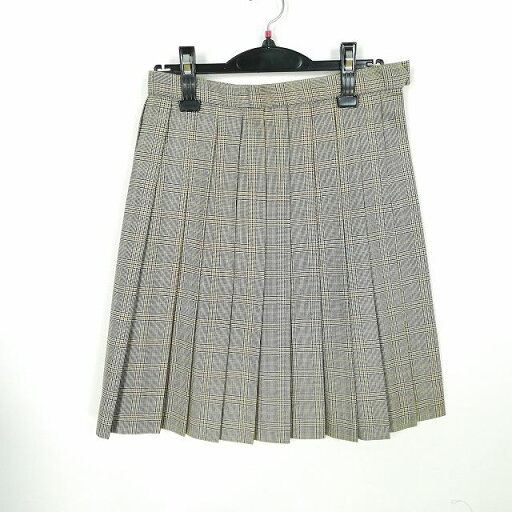スクールスカート 冬物 w63-丈52 チェック 三重高田学苑中学高校 プリーツ 学生服 制服 女子 中古 HK1343 スクールスカート 冬物 w63-丈52 チェック 三重高田学苑中学高校 プリーツ 学生服 制服 女子 中古 HK1343