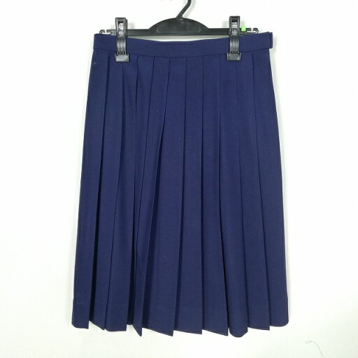 スクールスカート 夏物 w66-丈62 花紺 中学 高校 プリーツ 学生服 制服 女子 中古 HK1356 スクールスカート 夏物 w66-丈62 花紺 中学 高校 プリーツ 学生服 制服 女子 中古 HK1356