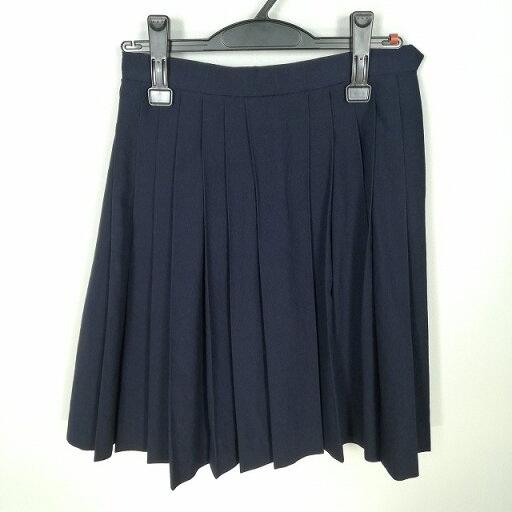 スクールスカート 夏物 w60-丈54 紺 中学 高校 プリーツ 学生服 制服 女子 中古 HK3830 スクールスカート 夏物 w60-丈54 紺 中学 高校 プリーツ 学生服 制服 女子 中古 HK3830