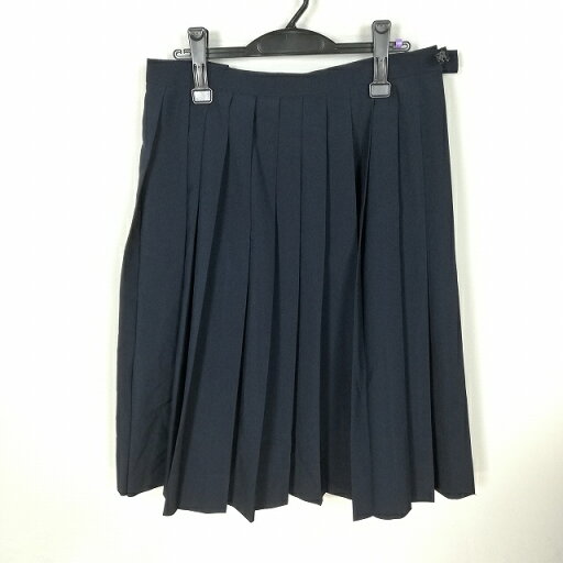 スクールスカート 大きいサイズ 夏物 w75-丈68 紺 中学 高校 プリーツ 学生服 制服 女子 中古 HK3859 スクールスカート 大きいサイズ 夏物 w75-丈68 紺 中学 高校 プリーツ 学生服 制服 女子 中古 HK3859