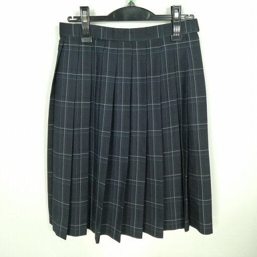 スクールスカート 冬物 w66-丈60 チェック 中学 高校 プリーツ 学生服 制服 女子 中古 HK0553 スクールスカート 冬物 w66-丈60 チェック 中学 高校 プリーツ 学生服 制服 女子 中古 HK0553