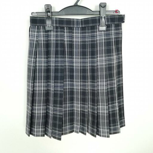 スクールスカート 冬物 w63-丈47 チェック 中学 高校 プリーツ 学生服 制服 女子 中古 HK0599 スクールスカート 冬物 w63-丈47 チェック 中学 高校 プリーツ 学生服 制服 女子 中古 HK0599