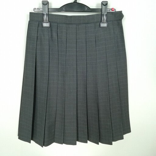 スクールスカート 冬物 w63-丈58 チェック 中学 高校 プリーツ 学生服 制服 女子 中古 HK0615 スクールスカート 冬物 w63-丈58 チェック 中学 高校 プリーツ 学生服 制服 女子 中古 HK0615