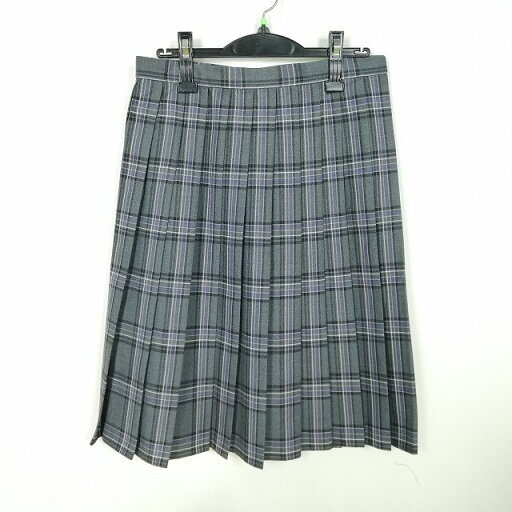 スクールスカート 冬物 w66-丈61 チェック 中学 高校 プリーツ 学生服 制服 女子 中古 HK1379 スクールスカート 冬物 w66-丈61 チェック 中学 高校 プリーツ 学生服 制服 女子 中古 HK1379