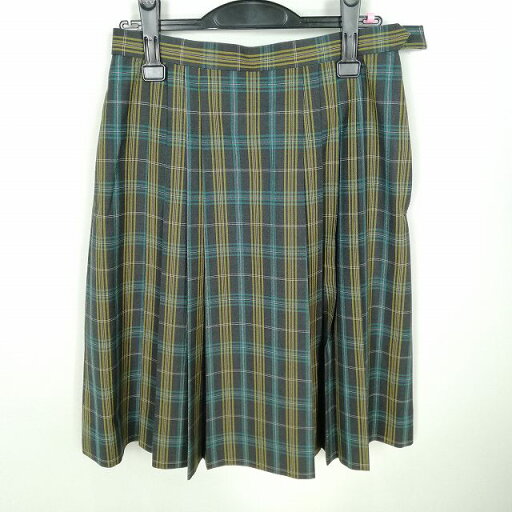 スクールスカート 大きいサイズ 夏物 w72-丈59 チェック 中学 高校 プリーツ 学生服 制服 女子 中古 HK0656 スクールスカート 大きいサイズ 夏物 w72-丈59 チェック 中学 高校 プリーツ 学生服 制服 女子 中古 HK0656