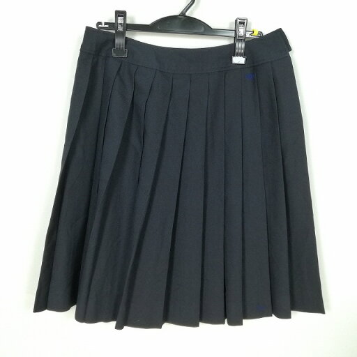 スクールスカート 冬物 w69-丈56 紺 中学 高校 プリーツ 学生服 制服 女子 中古 HK1399 スクールスカート 冬物 w69-丈56 紺 中学 高校 プリーツ 学生服 制服 女子 中古 HK1399