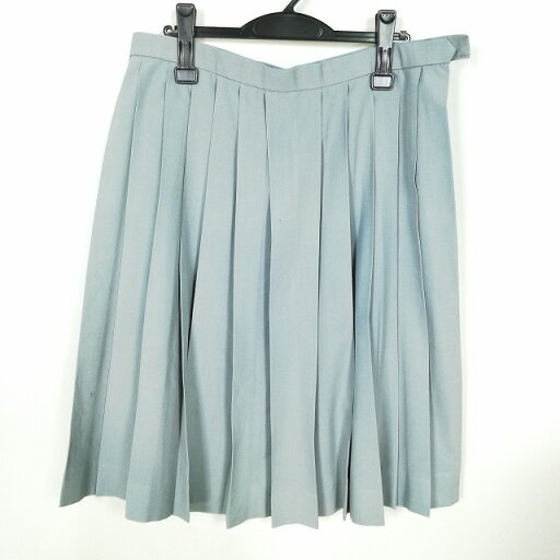 スクールスカート 大きいサイズ 夏物 w80-丈66 グレー 中学 高校 プリーツ 学生服 制服 女子 中古 HK8495 スクールスカート 大きいサイズ 夏物 w80-丈66 グレー 中学 高校 プリーツ 学生服 制服 女子 中古 HK8495