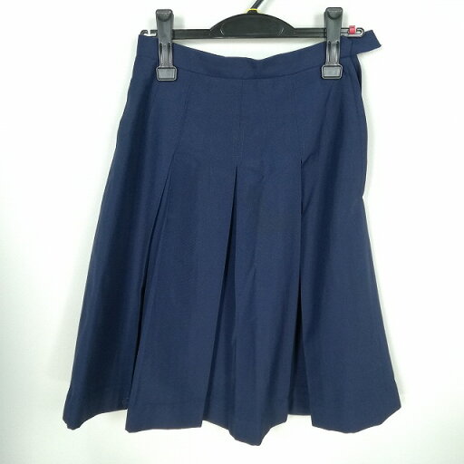 スクールスカート 夏物 w63-丈59 紺 中学 高校 プリーツ 学生服 制服 女子 中古 HK8526 スクールスカート 夏物 w63-丈59 紺 中学 高校 プリーツ 学生服 制服 女子 中古 HK8526