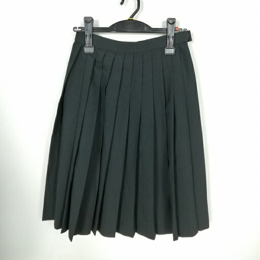 スクールスカート 夏物 w60-丈60 黒 中学 高校 プリーツ 学生服 制服 女子 中古 HK8540 スクールスカート 夏物 w60-丈60 黒 中学 高校 プリーツ 学生服 制服 女子 中古 HK8540